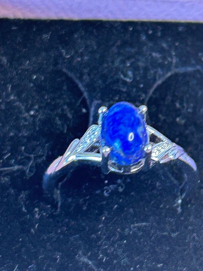 Bague réglable en laiton et lapis-lazuli – Harmonie & Inspiration - photo numéro 10