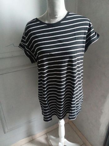 Tee shirt manche courte long h&m