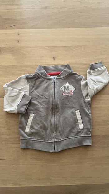 Gilet zippé 12 mois Obaibi