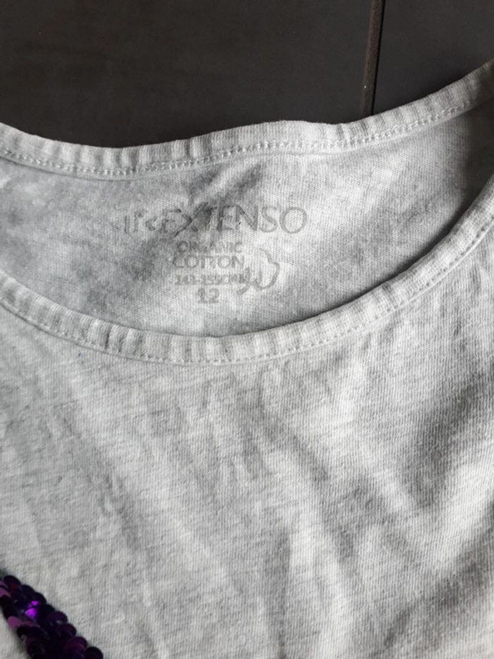 Tee-shirt sequin licorne in extenso 12 ans - photo numéro 4