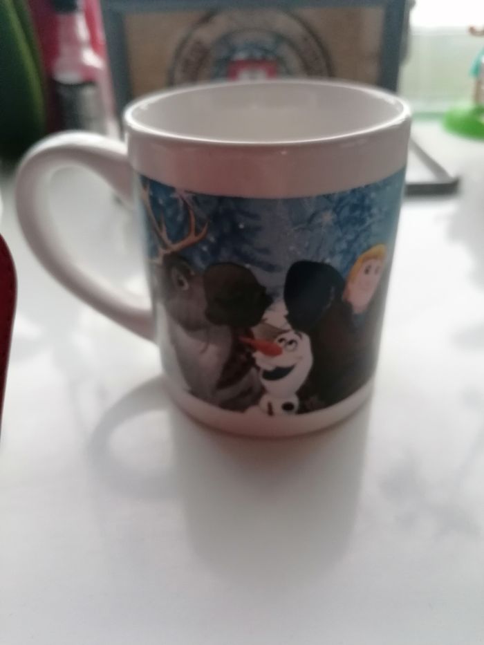 Lot x2 tasses reine des neiges Frozen donne pot à crayon - photo numéro 5