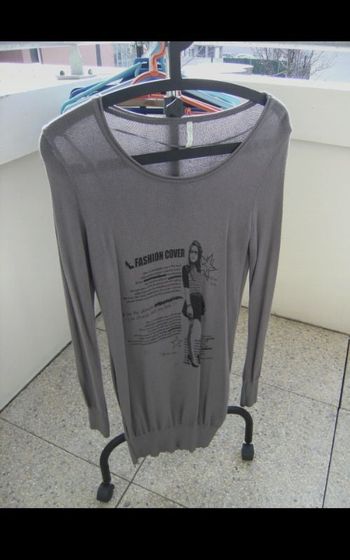 Robe Pull T S - Gris Taupe