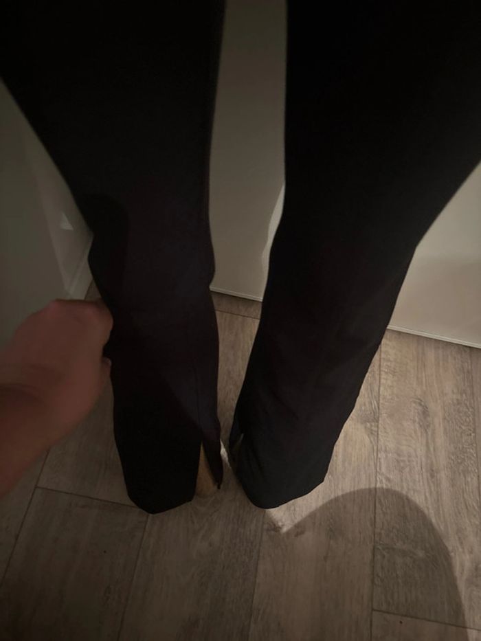 Pantalon noir élastique taille 34/36 S - photo numéro 7