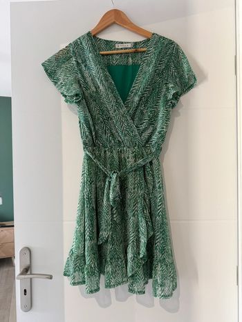 Robe courte verte