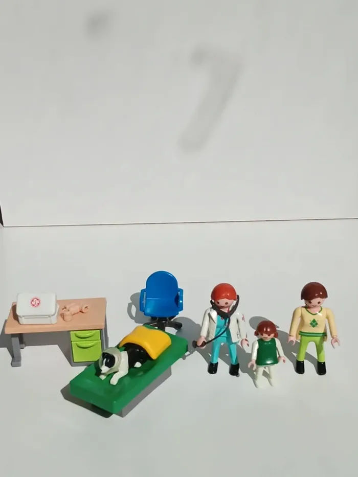 Lot figurines playmobil chez le vétérinaire - photo numéro 3