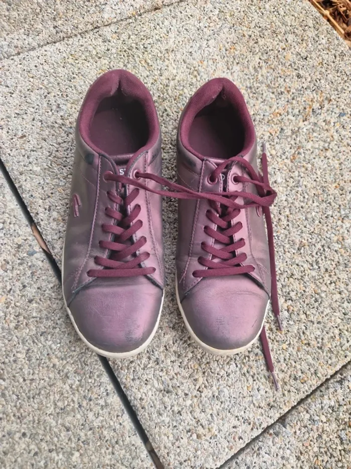 Baskets lacoste Carnaby Evo taille 38 bon état - photo numéro 2