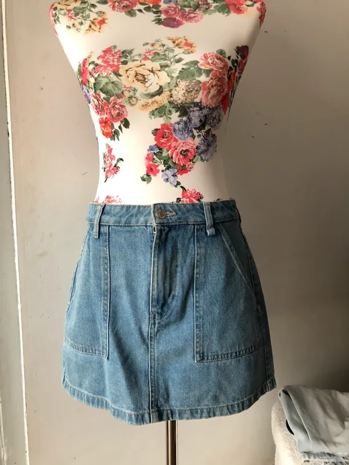 Jupe en jean taille 38 - photo numéro 2