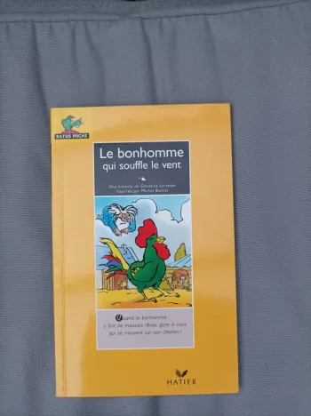 Livre jeunes lecteurs Ratus "le bonhomme qui souffle le vent"