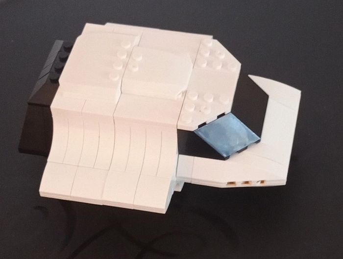 🤩culte !! v les visiteurs 1983 navette de transport+ chasseur visiteurs à construire - photo numéro 9