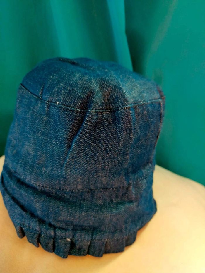 Bob bébé en jean brodé – 49 cm ou 51 cm – Neuf - photo numéro 12