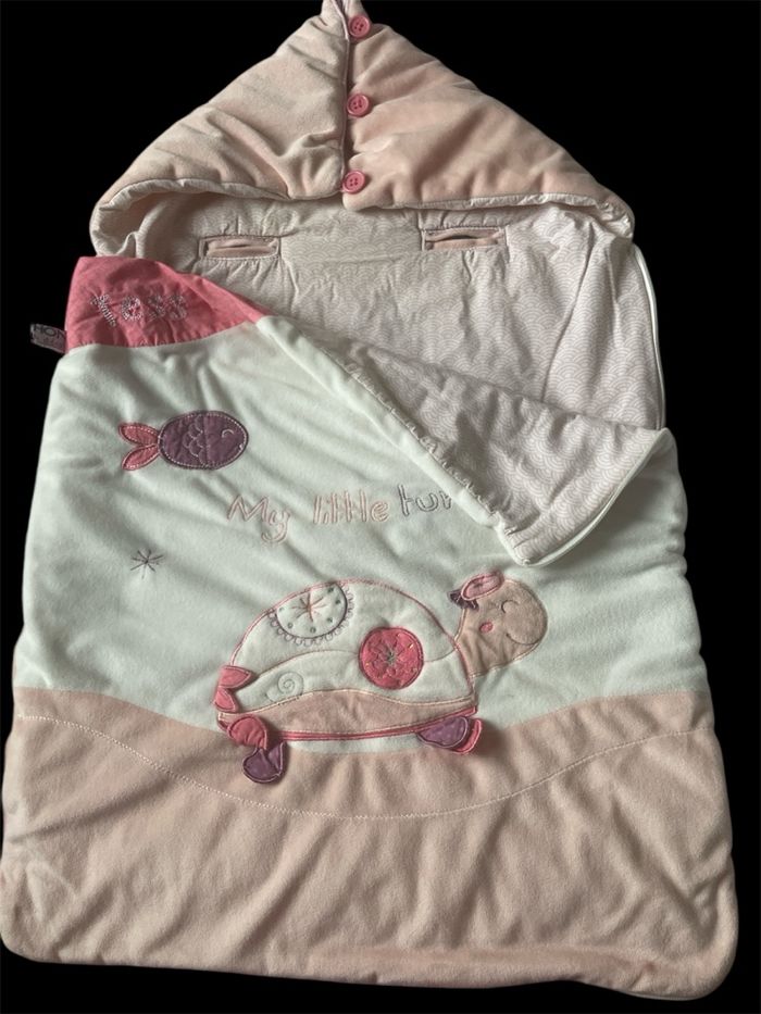 nid d'ange Rose 0-3 moisde Sauthon Baby Déco