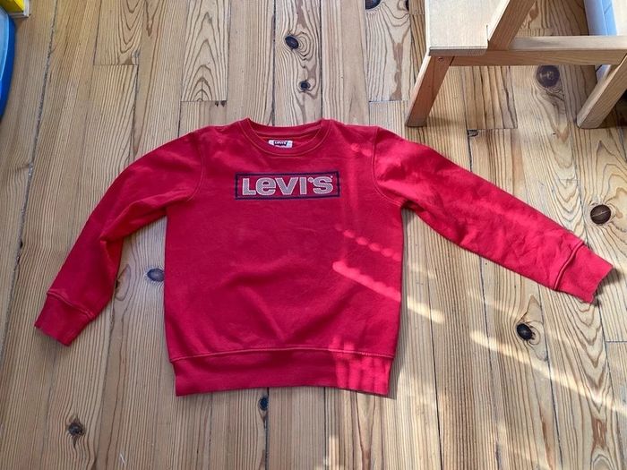 Sweat shirt Levi’s rouge, XXS / XS / 16 ans