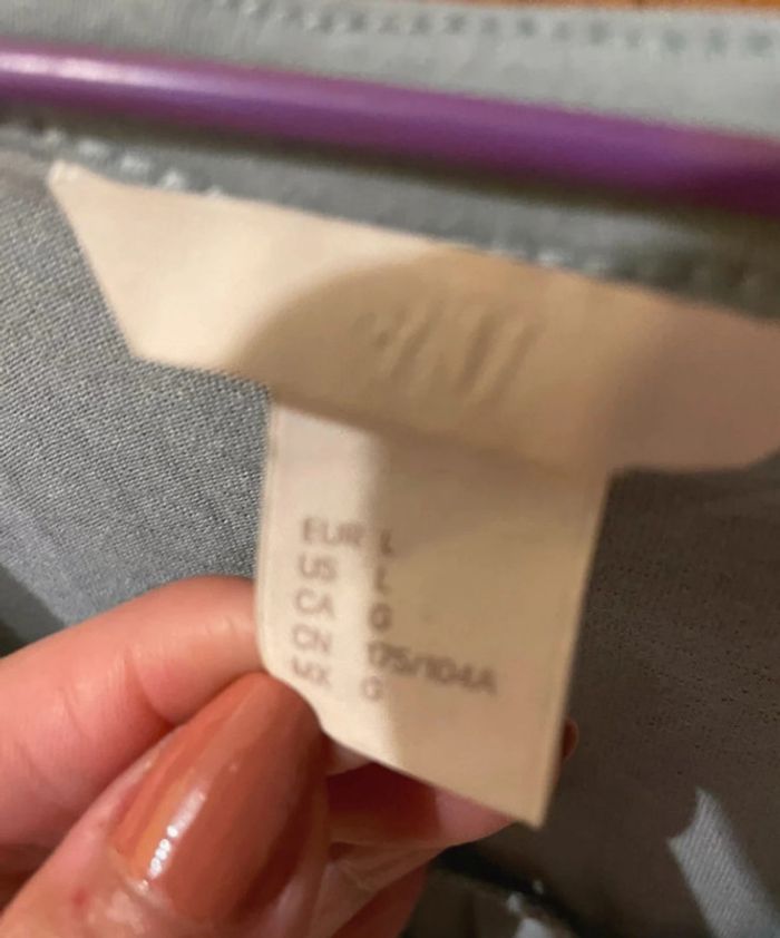 Tunique H&M taille L bleu - photo numéro 3