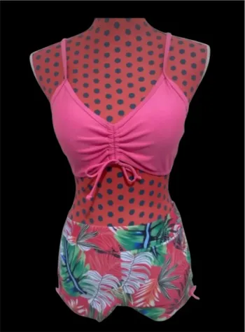 Maillot de bain bustier short confortable 🍭🍭