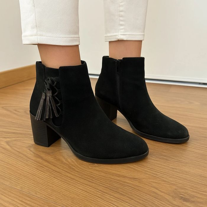 Bottines chelsea à talon daim Eram