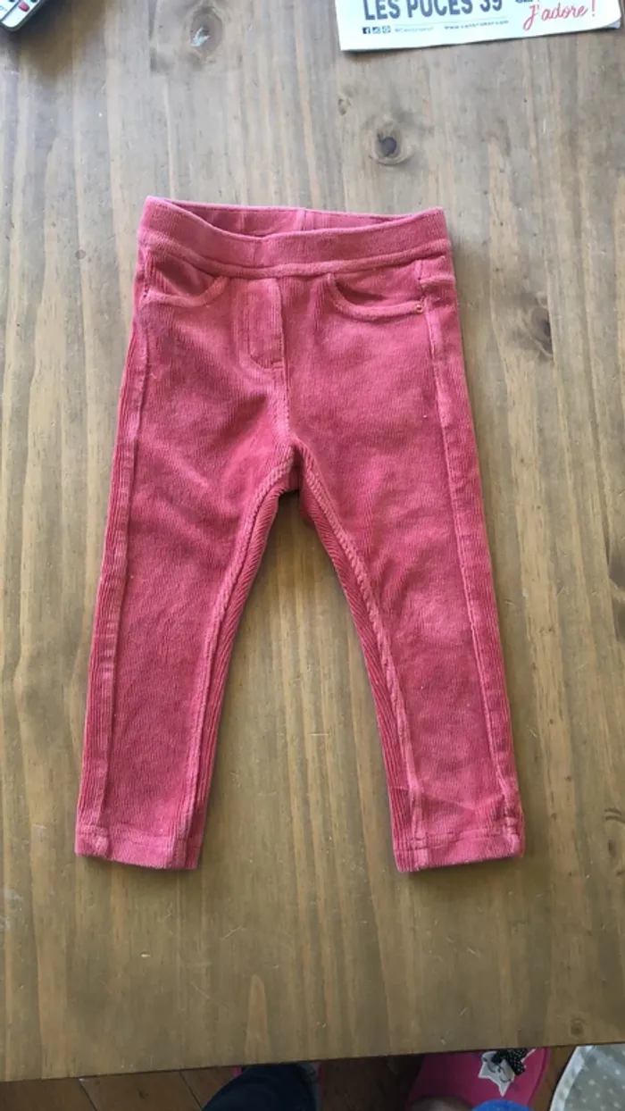 Jegging velours - 24 mois