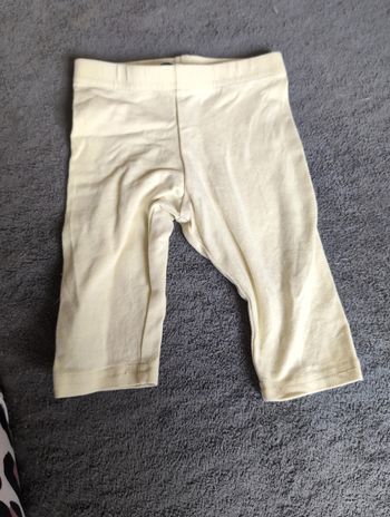 Leggings jaune 6/9 mois