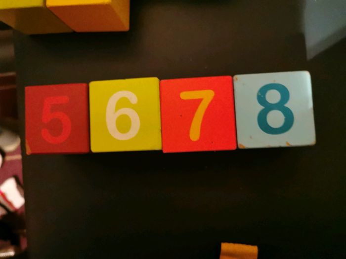 4 cubes en bois réversible - photo numéro 2