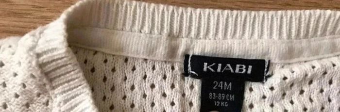 Gilet blanc "KIABI " taille 23 mois - photo numéro 7