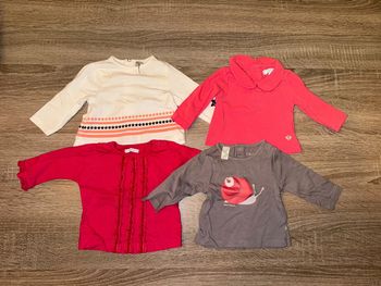 Lots de 4 blouses taille 56 cm