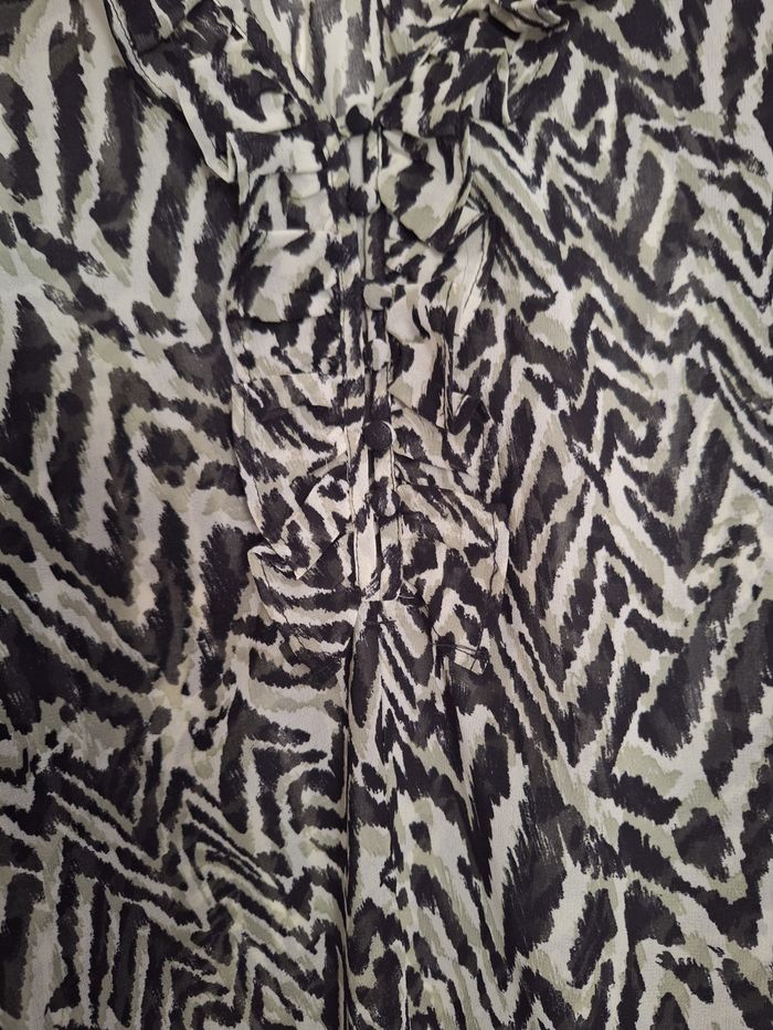 Blouse transparente à jabot - photo numéro 3