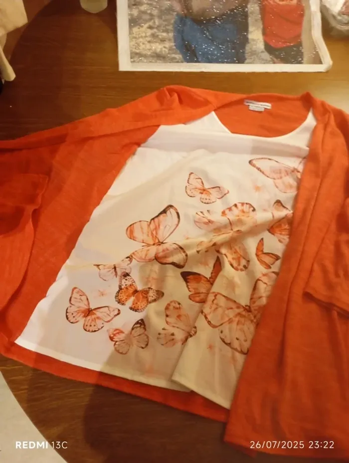 Tee shirt veste