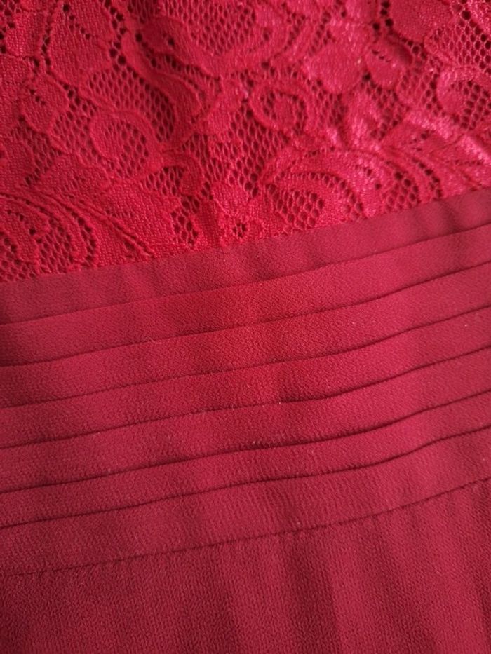 Robe de fête avec dentelle T L - photo numéro 2