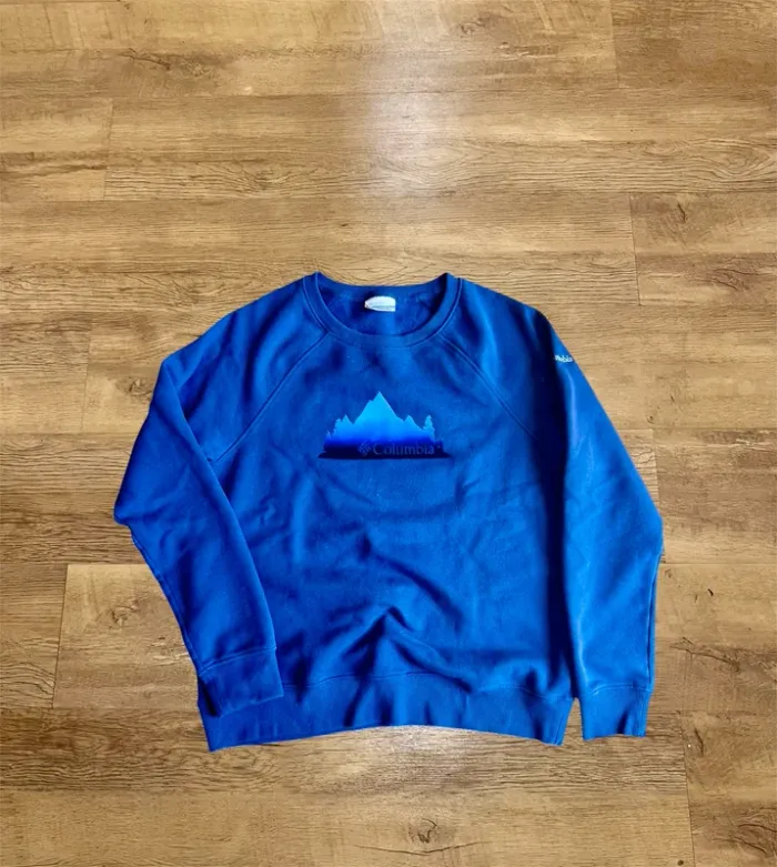 Pull Columbia bleu taille S