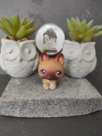 Little Petshop LPS chien berger allemand german shepherd 375 #geektradelpschien