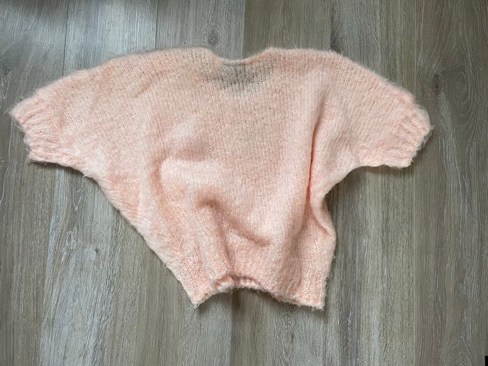 Pull rose poudré en maille The Cholli - photo numéro 4