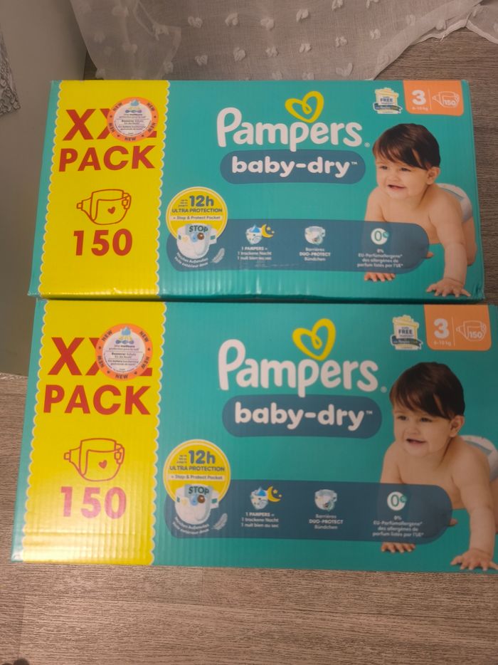 Paquets de couches Pampers Baby dry taille 3