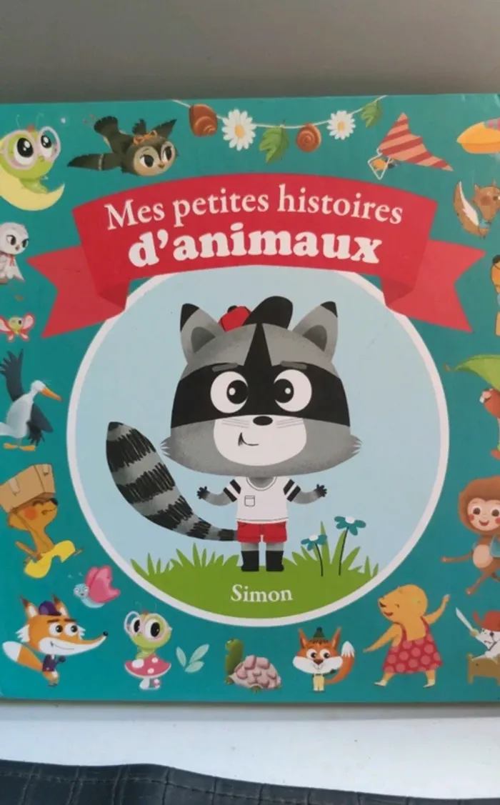 Livre enfant simon mes petites histoires d'animaux