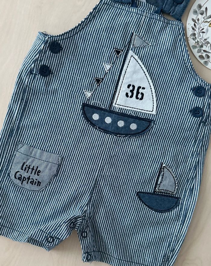 Salopette short garçon 12 mois - photo numéro 2