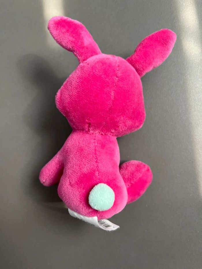 Lapin peluche rose - photo numéro 2