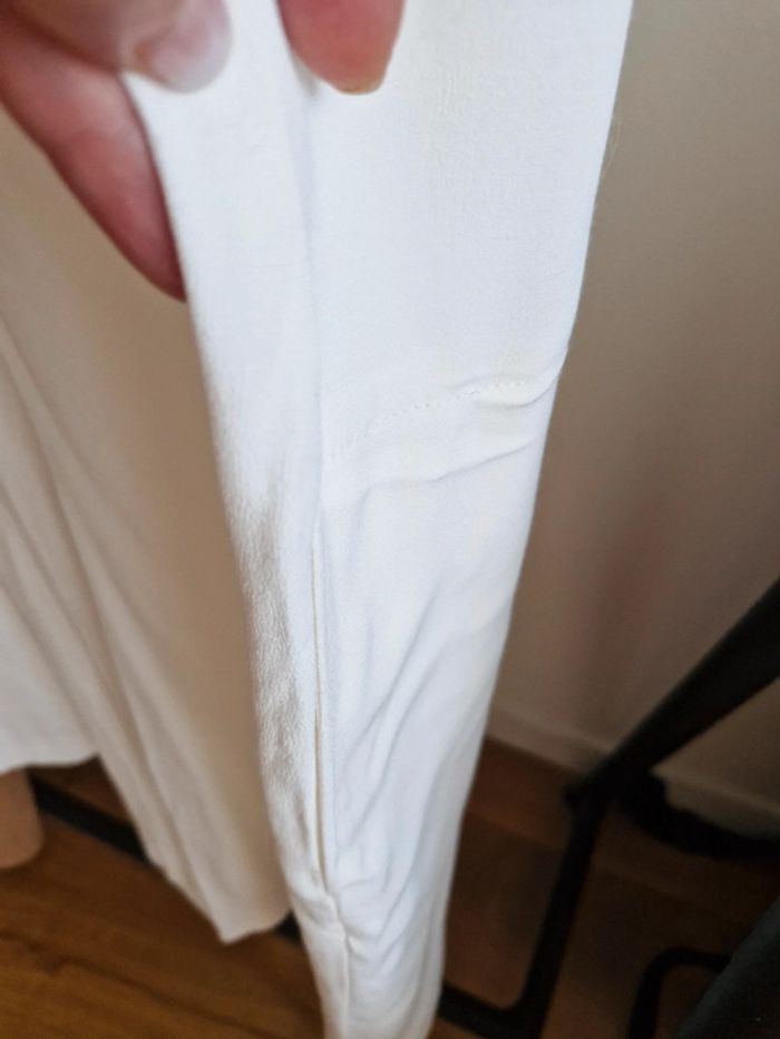 Gérard Darel robe fluide écru liseré doré - photo numéro 8