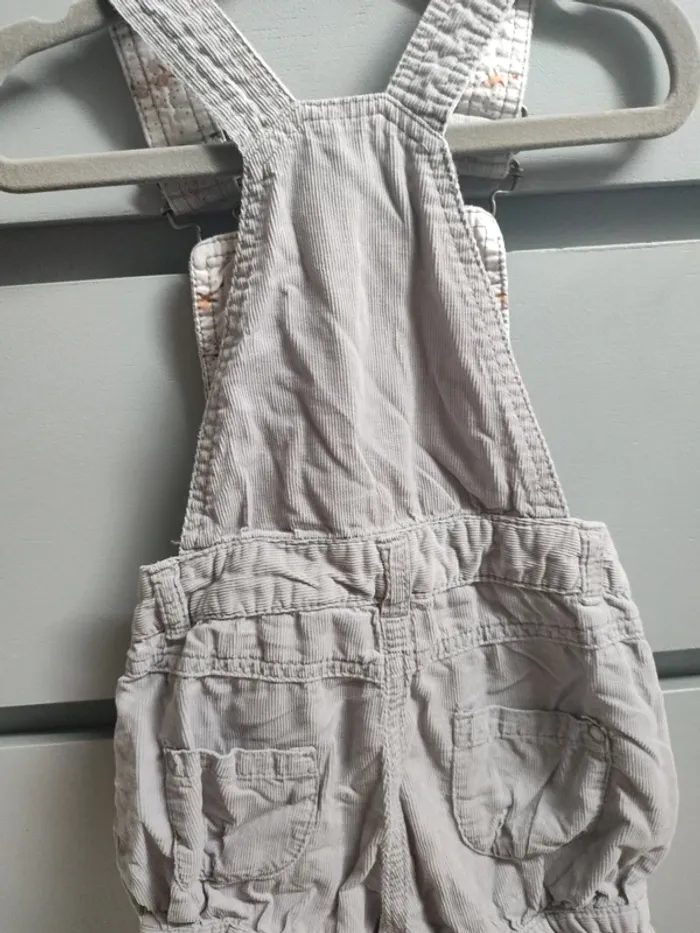 Salopette short velour - photo numéro 2