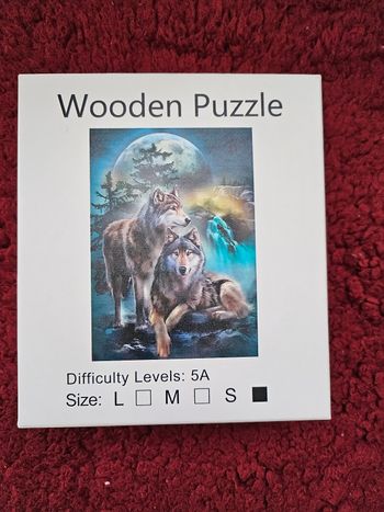 Puzzle bois loups