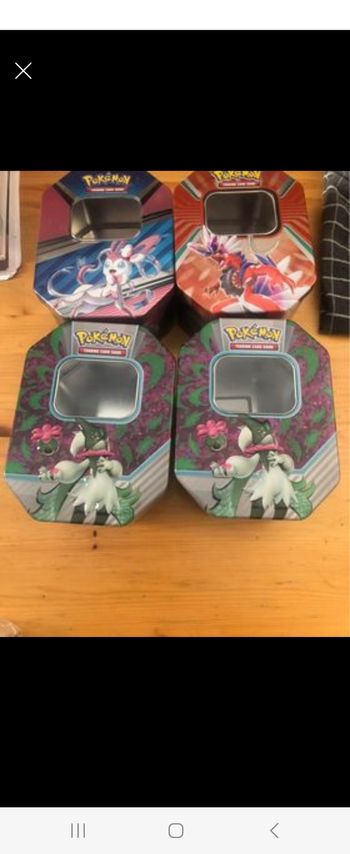 4 boite pokebox pokemon vide