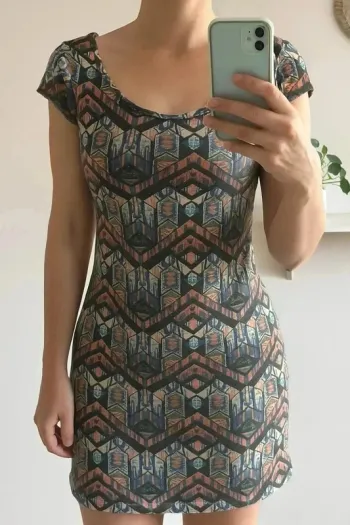Robe à motif - MIM - Taille 36 / S