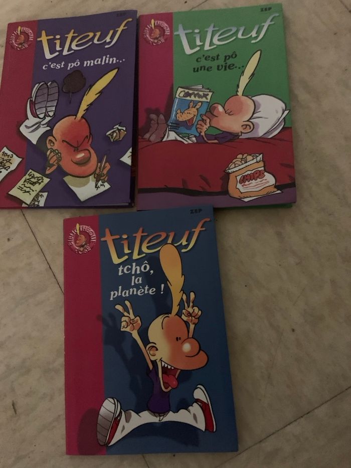 Lot de 3 livres bibliothèques rose Titeuf - photo numéro 4
