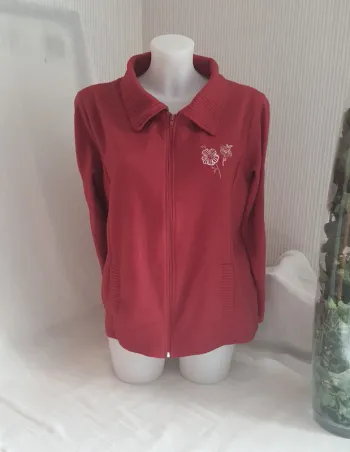Gilet femme brique polaire taille L