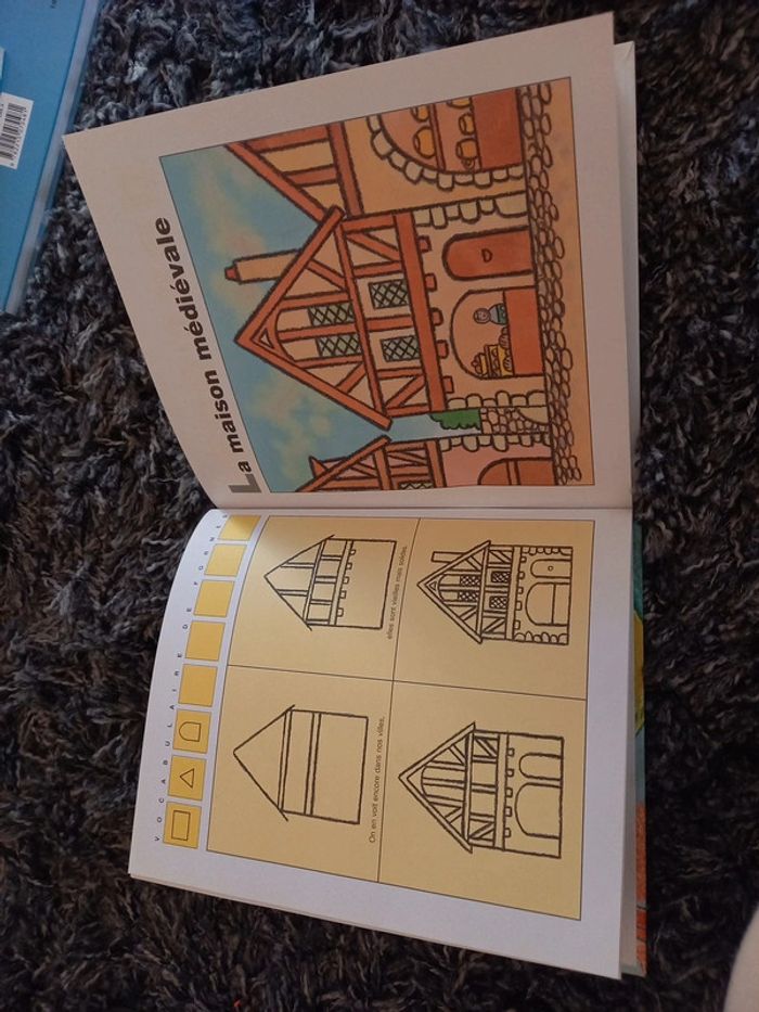 Livre "j'apprends a dessiner chevaliers et châteaux forts" - photo numéro 2