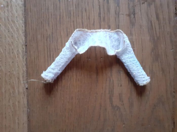 🎀 boléro blanc poupée mannequin