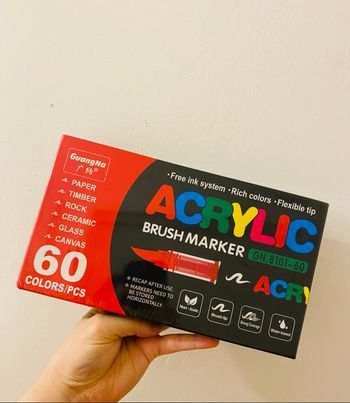 Feutres acrylique 60 couleurs