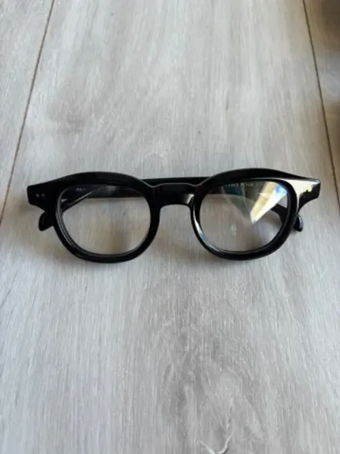 Lunette de vue en acétate noir - photo numéro 10