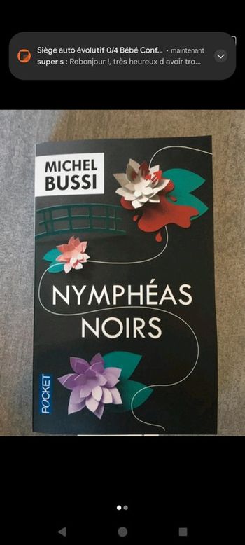 Livre Nymphéas noirs NEUF