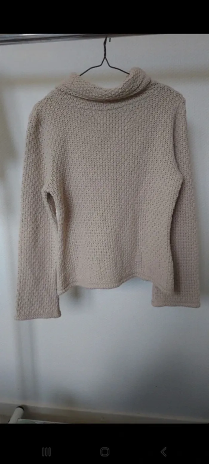 Pull crème - photo numéro 2