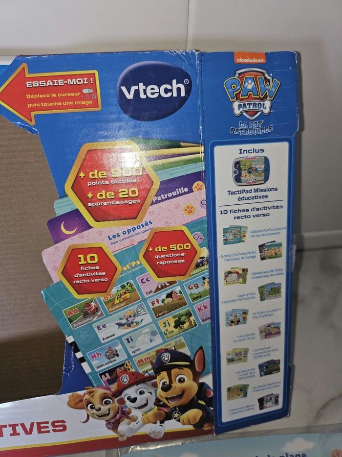 Tablette éducatif, vtech, paw patrol, jeux ludique, fiche d'activité - photo numéro 5