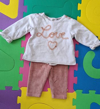 Ensemble Love velours Carrefour 3m