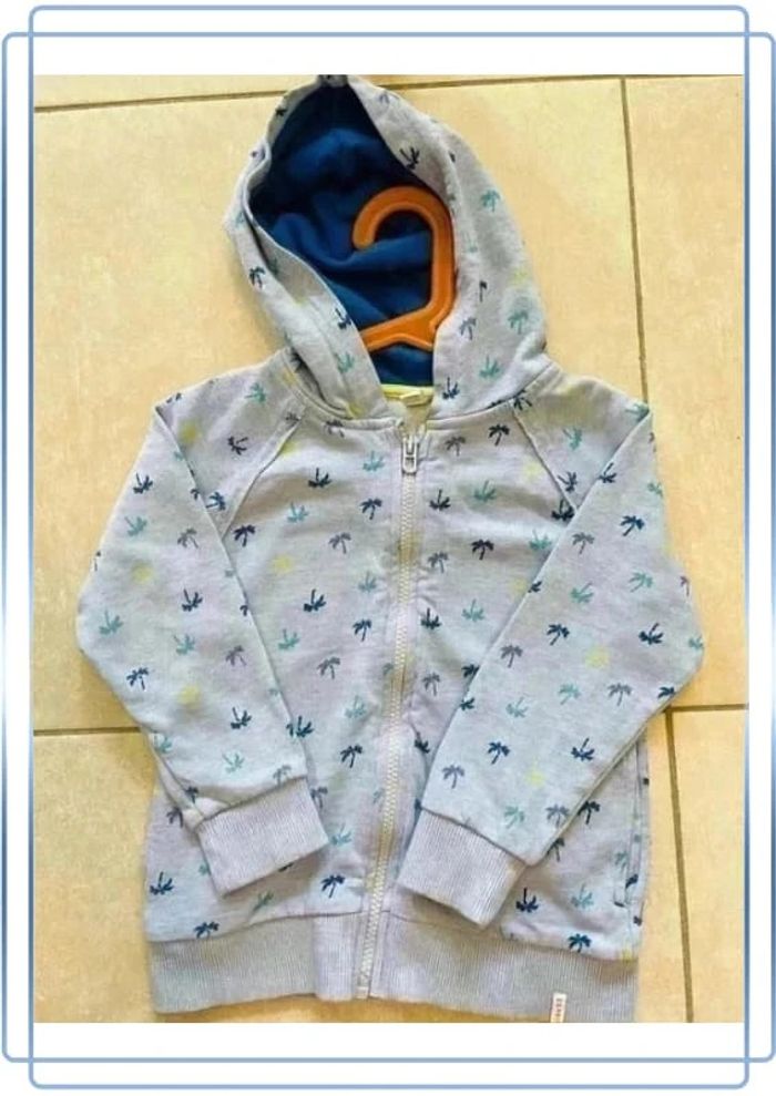 Très beau sweat léger à capuche 4/5 ans esprit - photo numéro 4